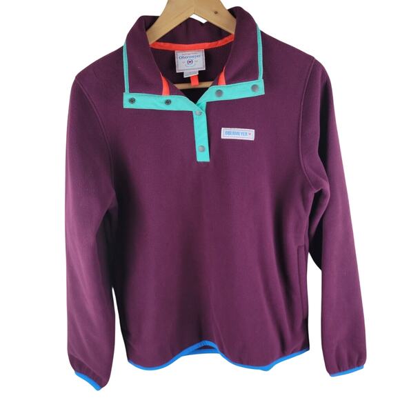 Obermeyer Boulder Fleece Jacket Girls Large Purple Teal Outdoor School Warm - Picture 16 of 16